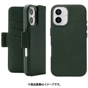 UNI-CSDIP24M-2MFGN [2Way Mag Flip Case for iPhone 16 （green）]