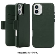 UNI-CSDIP24L-2MFGN [2Way Mag Flip Case for iPhone 16 Plus （green）]