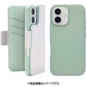 UNI-CSDIP24M-2MFGY [2Way Mag Flip Case for iPhone 16 （gray）]
