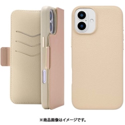 UNI-CSDIP24L-2MFPK [2Way Mag Flip Case for iPhone 16 Plus （pink）]