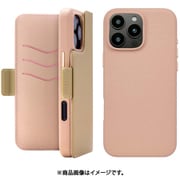UNI-CSDIP24LP-2MFBE [2Way Mag Flip Case for iPhone 16 Pro Max beige）]