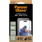 2852 [iPhone 16 Pro Max用 PanzerGlass Screen Protector Aluminum Frame Ultra-Wide Fit]