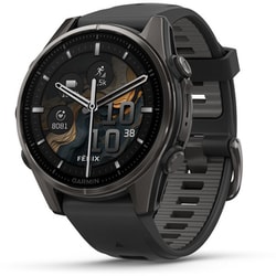 ヨドバシ.com - ガーミン GARMIN fenix 8 （フェニックス 8） Sapphire AMOLED 43mm Ti Carbon  Gray DLC / Black シリコンバンド Suica対応 GPSスマートウォッチ 010-02903-27 通販【全品無料配達】