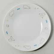 コレール プレート 皿 外径17cm 割れにくい 軽量 シロクマ 小皿 J106-POB CP-1784