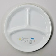 コレール プレート 皿 外径21.5cm 割れにくい 軽量 シロクマ ランチ皿(小) J385-POB CP-1786