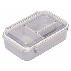 ランチボックス 中子付 500ml グレー 日本製 ホームレーベル DC-6003