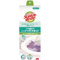SB取替式トイレクリーナー 重曹プラス 取替用スポンジ3個ハンドル1個 T-557-3H GC