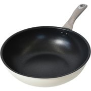 すべすべ超軽量フライパン炒め28cm 底面デザインプリント 直火専用 K-10802IV