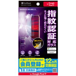 SB-A081-GAGG/SMFG [指紋認証対応ガラス Google Pixel 9用 クリア]