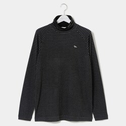 001-22210-48-019 [ゴルフ メンズ MILLION HOT Eco タートルネック シャツ長袖 Mサイズ ブラック]
