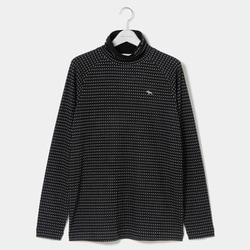 001-22210-50-019 [ゴルフ メンズ MILLION HOT Eco タートルネック シャツ長袖 Lサイズ ブラック]