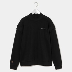 002-32910-42-019 [ゴルフ レディース モダールジャージ長袖プルオーバー シャツ長袖 Lサイズ ブラック]