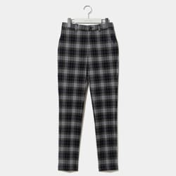 002-72012-44-018 [ゴルフ レディース ストレッチツイードタータンチェックパンツ パンツ XLサイズ チャコール]