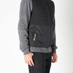 187-42070-50-019 [ゴルフ メンズ GOLF 軽量中綿ハイブリットベスト ベスト XLサイズ ブラック]