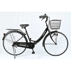 折りたたみ自転車 エルナ FDB260 26インチ ブラック YG-1521