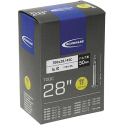シュワルベ 17SV-ML（バルブ固定式） ハコ 自転車用チューブ 仏式50mm 700C 10464823