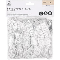 SMOrRopeaWht4mm Deco de rope4mm