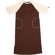 smoAbitdraLbrw Bicolor T-shirt dress ブラウン L