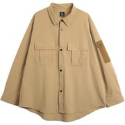 smoAaspsaLbeg Anti-static pocket shirt ベージュ L