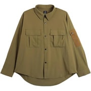 smoAaspsaLkha Anti-static pocket shirt カーキ L