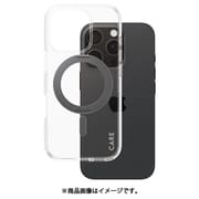 1322 [iPhone 16 Pro用 CARE by PanzerGlass Case Feature Black Kickstand ＆ MagSafe]