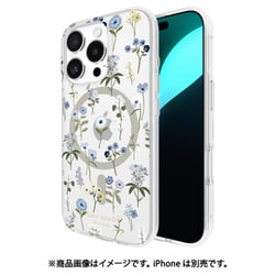 国内送 kate spade フラワー ブルー ジェム iPhone 16 Plus 対応 kate spade☆フラワー ブルー ジェム iPhone 16 Pro Max 対応