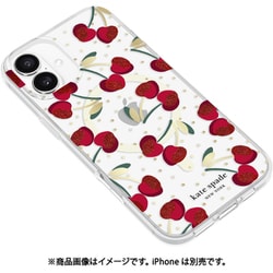国内発送 kate spade☆さくらんぼ ドット ジェム iPhone 16 対応 kate spade☆さくらんぼ ドット ジェム iPhone 16 Plus ケース