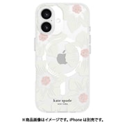 iPhone 16用 Kate Spade Protective - Hollyhock Floral w/MagSafe w/Recycled KS054344