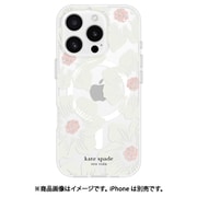 iPhone 16 Pro用 Kate Spade Protective - Hollyhock Floral w/MagSafe w/Recycled KS054428