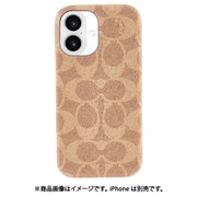 iPhone 16用 Coach Slim Wrap Case - Signature Tan CH054102