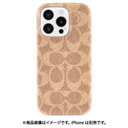 iPhone 16 Pro用 Coach Slim Wrap Case - Signature Tan CH054104