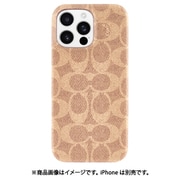 iPhone 16 Pro Max用 Coach Slim Wrap Case - Signature Tan CH054108