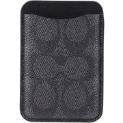 Coach Magnetic Wallet - Signature Charcoal CH054020