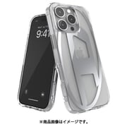 iPhone 16 Pro用 Diesel Oval D Mirror Clear Case FW24 clear/silver 60140