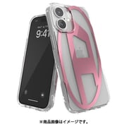 iPhone 16用 Diesel Oval D Mirror Clear Case FW24 clear/pink 60143