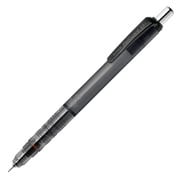 限定 シャープペン 芯が折れないシャープペンシル デルガード 0.5mm ノック式 本体色:ライトグレイッシュ マットクリアブラック P-MA85-LG-MCBK