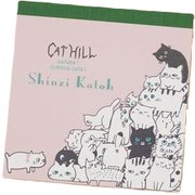 ブロックメモ キャットヒル ピンク BM-01032