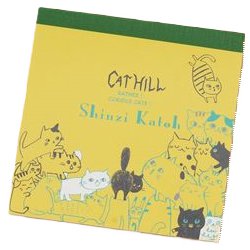 ブロックメモ キャットヒル イエロー BM-01033