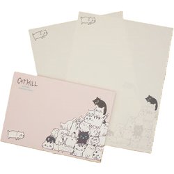 レターセット キャットヒル ピンク LS-01062