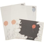 レターセット キャットヒル ブラック LS-01064