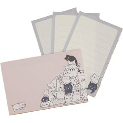ミニレターセット キャットヒル ピンク ML-01010