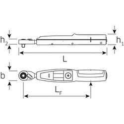 STAHLWILLE(スタビレー) 701/2 1/4SQ デジタルトルクレンチ1