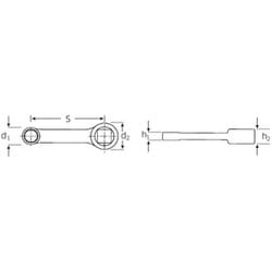 （3/8SQ）トルクレンチアダプター 447A-5/8