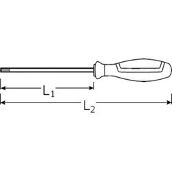4650L-T25N [650L-T25 ヘクスローブドライバー（ロング）]