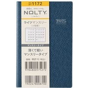 2025年1月始まり手帳 NOLTY(ノルティ) ライツマンスリー小型版(ネイビーブルー) 1172 2025-1172