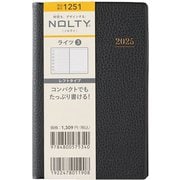 2025年1月始まり手帳 ウィークリー NOLTY(ノルティ) ライツ3(黒) 1251 2025-1251