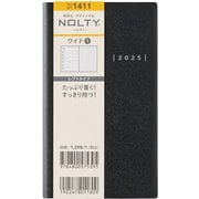 2025年1月始まり手帳 ウィークリー NOLTY(ノルティ) ワイド1(ブラック) 1411 2025-1411