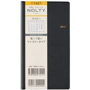 2025年1月始まり手帳 マンスリー NOLTY(ノルティ) ブイピー(黒) 1621 2025-1621