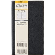 2025年1月始まり手帳 ウィークリー NOLTY(ノルティ) クレスト3(ブラック) 1811 2025-1811