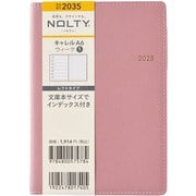 2025年1月始まり手帳 ウィークリー NOLTY(ノルティ) キャレルA6ウィーク1(ピンク) 2035 2025-2035